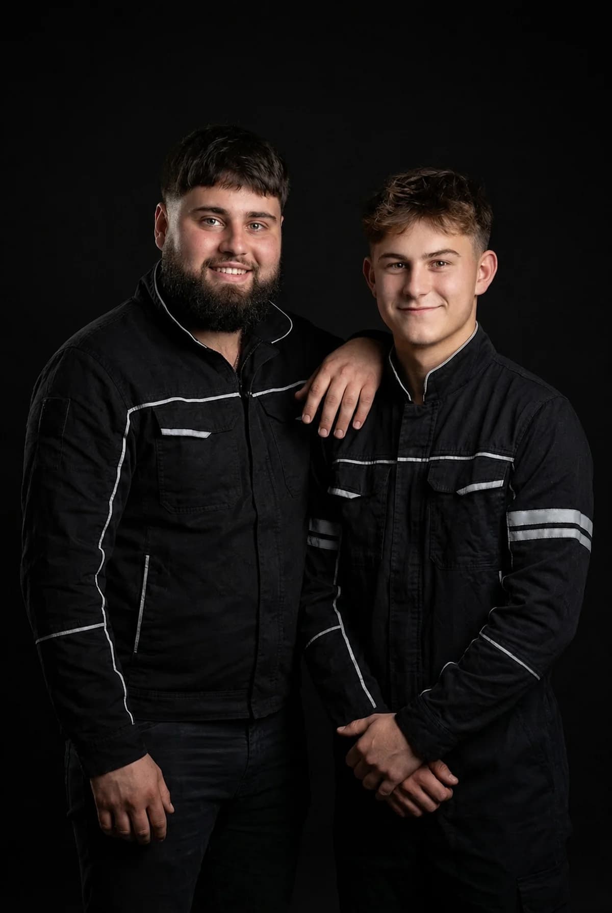 The two founders of Blackout Detailing